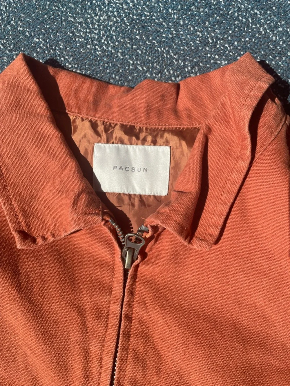PacSun Rust Zip-Front Jacket - Picture 2 of 5